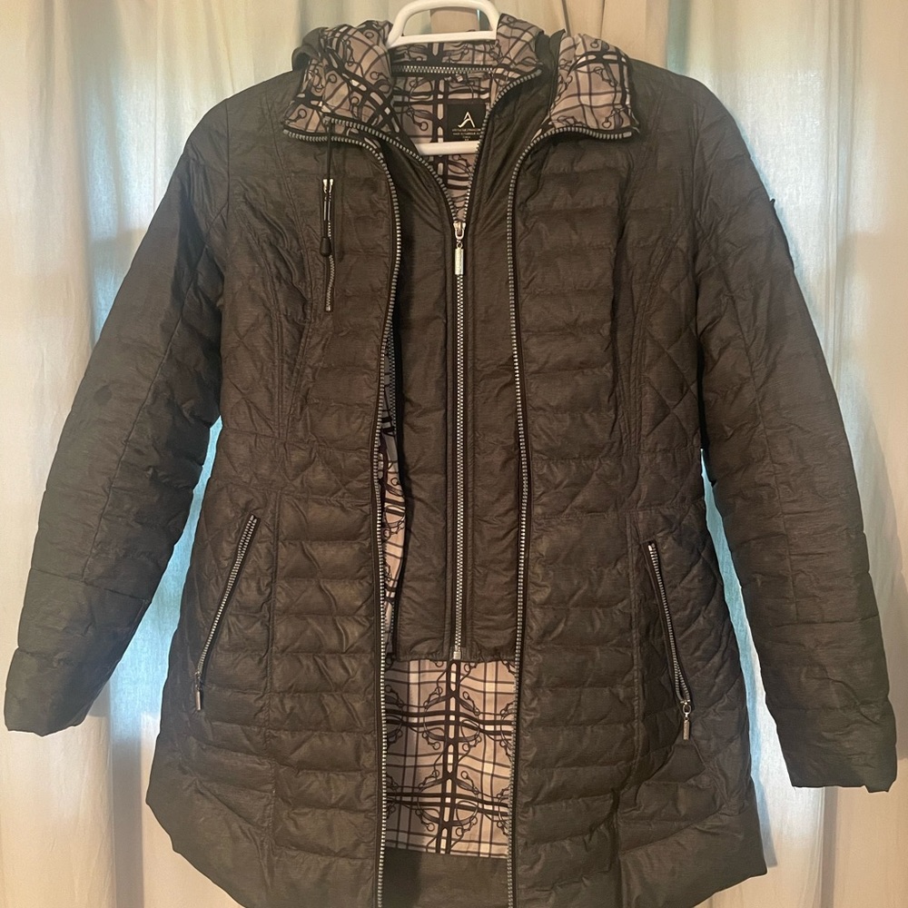 Arista Equestrian Medium Gray Down Coat